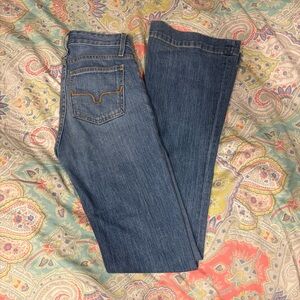 Kimes Ranch Women’s Flare Jennifer Jeans - Mid Wash